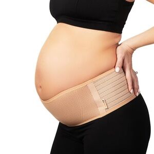AZMED Beige Maternity Belt Back Support